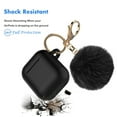 thumbnail image 6 of SHCKE Women Cute Case Designed for AirPods Cover with Fur Ball Silicone Protective Keychain Case Compatible with AirPods 1/2/3, Gift for Girls and Women, 6 of 8