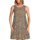thumbnail image 1 of Fotbe Leopard Print-2 Vestido de Verano sin Mangas para Mujer – Vestido Midi Línea A, Estilo Camiseta Floral, Vestido Playero Casual y Fluido, 1 of 7