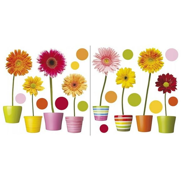 Gerberas Window Stickers