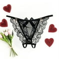 thumbnail image 3 of Underwear for Women Bikini Underwear for Women Naughty Panties Black Lace Shorts One Size, 3 of 3