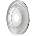 thumbnail image 4 of Ekena Millwork 16"OD x 3 1/2"ID x 1"P Berkshire Thermoformed PVC Ceiling Medallion (Fits Canopies up to 7"), Metallic Antique Brass, 4 of 10