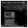 thumbnail image 4 of Professional Portable Mixer Sound Cassette Monitoring Supply Stereo for Singing in the Recording ,Bass & Treble Control, 4 of 7