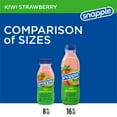 thumbnail image 4 of Snapple Kiwi Strawberry Juice Drink, 8 fl oz, 8 Mini Bottles, 4 of 10