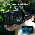 thumbnail image 3 of OUPES Exodus 1200 Solar Generator, 992Wh 1200W Power Station with 3600W Surge for Backup and Outdoor Camping, 3 of 10