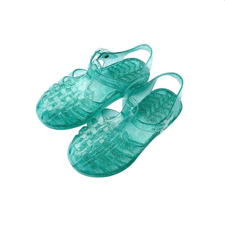 

Summer all-match new men‘s and women‘s small and medium-sized children‘s hole shoes covered head jelly flash baby beach sandals