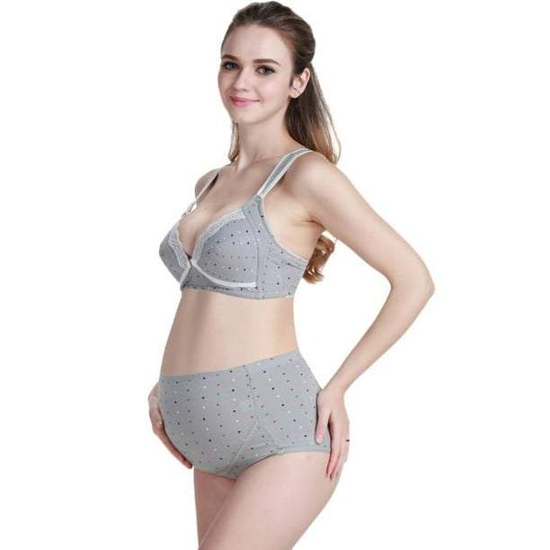 Lolmot Pregnant Women Bra Underwear Maternity Breastfeeding Nursing Bras 
