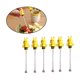 thumbnail image 5 of TABLETREANDS 6Ud De Fruit Forks Con Soporte De Cerámica Y Acero Inoxidable Para Appetizers Y Postres, 5 of 7