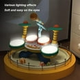 thumbnail image 5 of Ensemble de Pile Jouets Multifonctionnels Ensemble de Pile Sans BPA Jouets d'Apprentissage Montessori Instruments de Musique avec Microphone pour Enfants 4 Tambours, 5 of 5