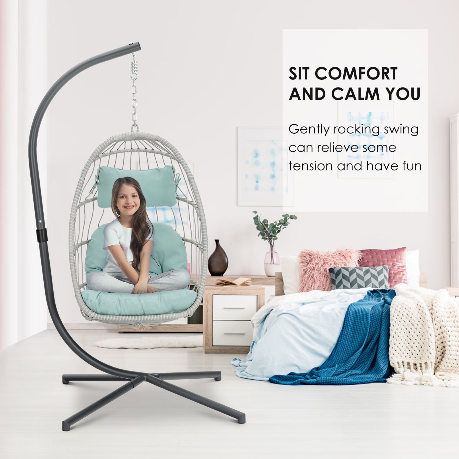 Egg chair bed hot sale