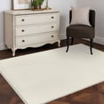 thumbnail image 4 of Cream Solid Color Area Rugs Collection 4'x6', Aesthetics Contemporary Luxury Non Slip Indoor Rectangle Throw Runner Rug Floor Mat Carpet for Living Room Dining Table Bedroom Nursery, 4 of 9
