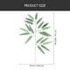thumbnail image 2 of 50 hojas artificiales de bambú verde, plantas verdes falsas, hojas verdes para decoración del hogar, hotel y oficina., 2 of 8