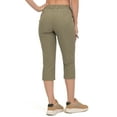 thumbnail image 2 of Mapamyumco Women's Ultra Breathable Lightweight Quick Dry Capri Pants Walking Golf Sage L, 2 of 7