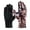 Coffee, variant on Winter Cycling Gloves for Men Women, Camo Thermal Windproof Waterproof Full Finger Gloves Touch Screen Anti-Slip Road Mountain Bicycle Gloves for Driving Hiking Skiing