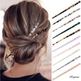 thumbnail image 2 of Casewin 10Pcs Acetate Hair Sticks, Tortoise Shell Hairpin Chopsticks, Hair Accessories Hair Pins Chinese Retro Hairpins Disk Hair, 2 of 5