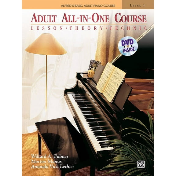 Alfred's Basic Adult Piano Course Alfred's Basic Adult All-In-One Course, Level 1: Lesson, Theory, Technic, Book 1, (Paperback)