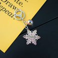 thumbnail image 1 of Llavero colorido con láser de copo de nieve creativo, anillo de Metal, colgante para niños y niñas, regalo pequeño de moda, 1 of 4