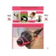thumbnail image 3 of Bozal de nailon suave para perros, antimordeduras y ladridos, de malla transpirable, para perros pequeños, medianos y grandes, 4 colores, 5 tamaños, S, 3 of 4