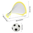 thumbnail image 7 of 1 Set Folding Football Goal Net Soccer Training Goal Net Tent Kids Indoor Outdoor Play Toys Soccer Ball Practice Gate and Pump, 7 of 7