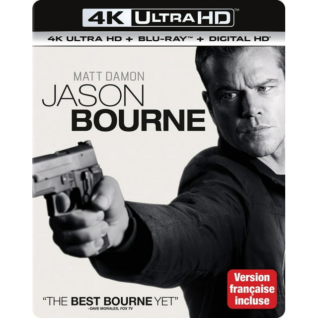 Jason Bourne (4K Ultra HD + Blu-ray + Digital HD) (Bilingual)