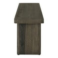 thumbnail image 4 of Moe's Home Collection Monterey Rectangular Solid Wood Dining Bench in Aged Brown, 4 of 6