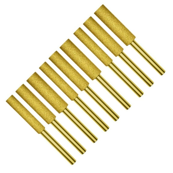 lanema 4/4.8/5.5mm Chainsaw Sharpener Burr Bit File for Rotary Tool Drill