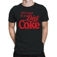 thumbnail image 2 of Officially Licensed Diet Coke All I Want is Diet Coke Men's T-shirt, 2 of 3