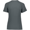 thumbnail image 2 of Holloway Sportswear S Womens Swift Wicking Tee Graphite 222751, 2 of 4