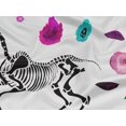 thumbnail image 5 of oneOone Velvet Light Pink Fabric Skull Craft Projects Decor Fabric Printed By The Yard 58 Inch Wide, 5 of 5