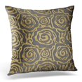 thumbnail image 1 of BOSDECO Black Abstract 3D Render Gold Lattice Modern Geometric Pillowcase Pillow Cover Cushion Case 18x18 inch, 1 of 1