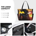thumbnail image 3 of Easygdp Sunset Western Cowgirl Bolsa de Viaje de Playa de Gran Capacidad, Bolsa Tote Perfecta para la Playa, Escapadas de Fin de Semana y Viajes, 3 of 7