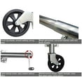 thumbnail image 3 of Rv Trailer Yacht Trailer Stand Jack Guide 8" Single Wheel Jack, 3 of 12