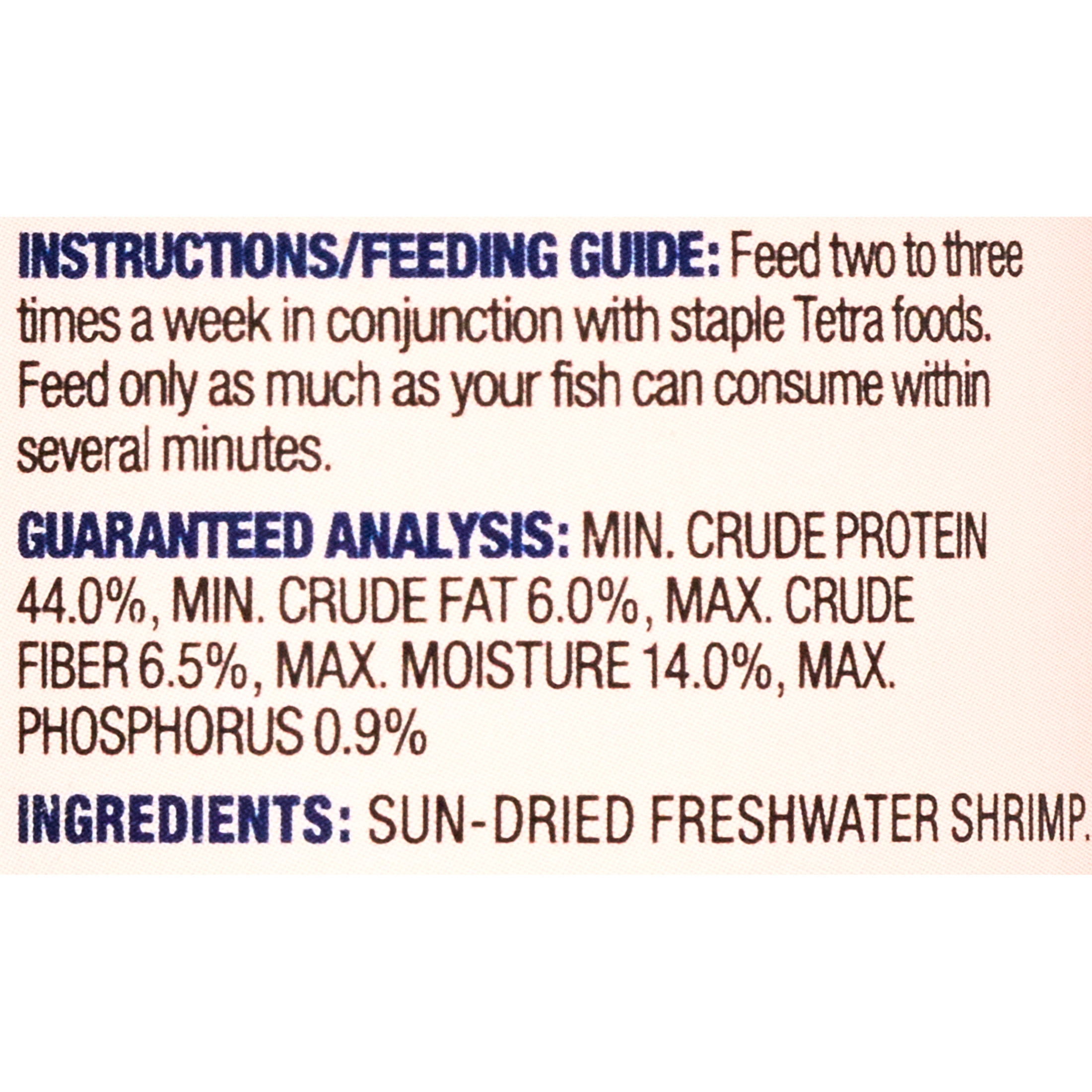 (3 pack) Tetra BabyShrimp, Natural Shrimp Treat For Aquarium Fish, 0.35 oz.