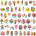thumbnail image 2 of Wrapables Waterproof Vinyl Stickers for Water Bottles, Laptop, Phones, Skateboards, Decals for Teens, 100pcs Sweet Treats, 2 of 6