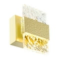 thumbnail image 3 of CWI Lighting Carolina Contemporary Metal Wall Sconce in Gold Leaf, 3 of 5