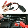 thumbnail image 2 of 12V 24V Female Car Cigaret Lighter Socket to Battery Alligator Crocodile Clip, 2 of 8