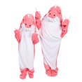 thumbnail image 4 of Kids Animal Onesie Halloween Funny Cozy Warm Flannel Jumpsuit Boys Girls Holiday Birthday Soft Oversized Jumpsuits Clothes, 4 of 9