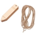 thumbnail image 4 of Shisuyan 10pcs Blank Wooden Bookmark Unfinished Paintable Bookmark Pen Shaped Wood Bookmark, 4 of 9