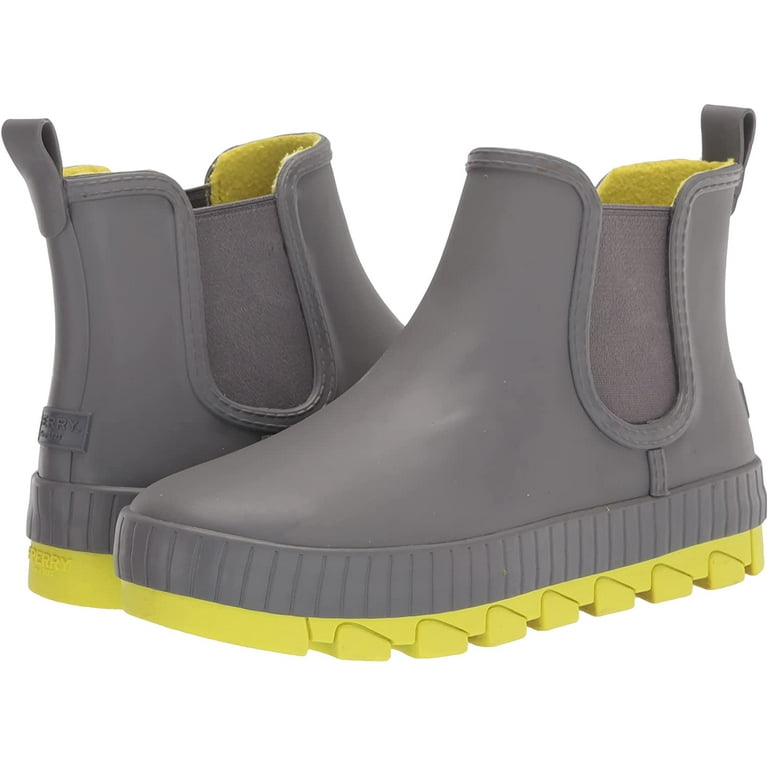 Sperry Womens Torrent Chelsea Rain Boot 11 Grey