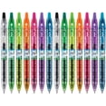 thumbnail image 1 of Pilot B2P Colors - Bolígrafo De Gel De Bola Rodante Recargable Y Retráctil De Botella A Bolígrafo Hecho De Botellas Recicladas, Punta Fina, Tintas G2 De Colores Surtidos, Paquete De 14 (15355), 1 of 5