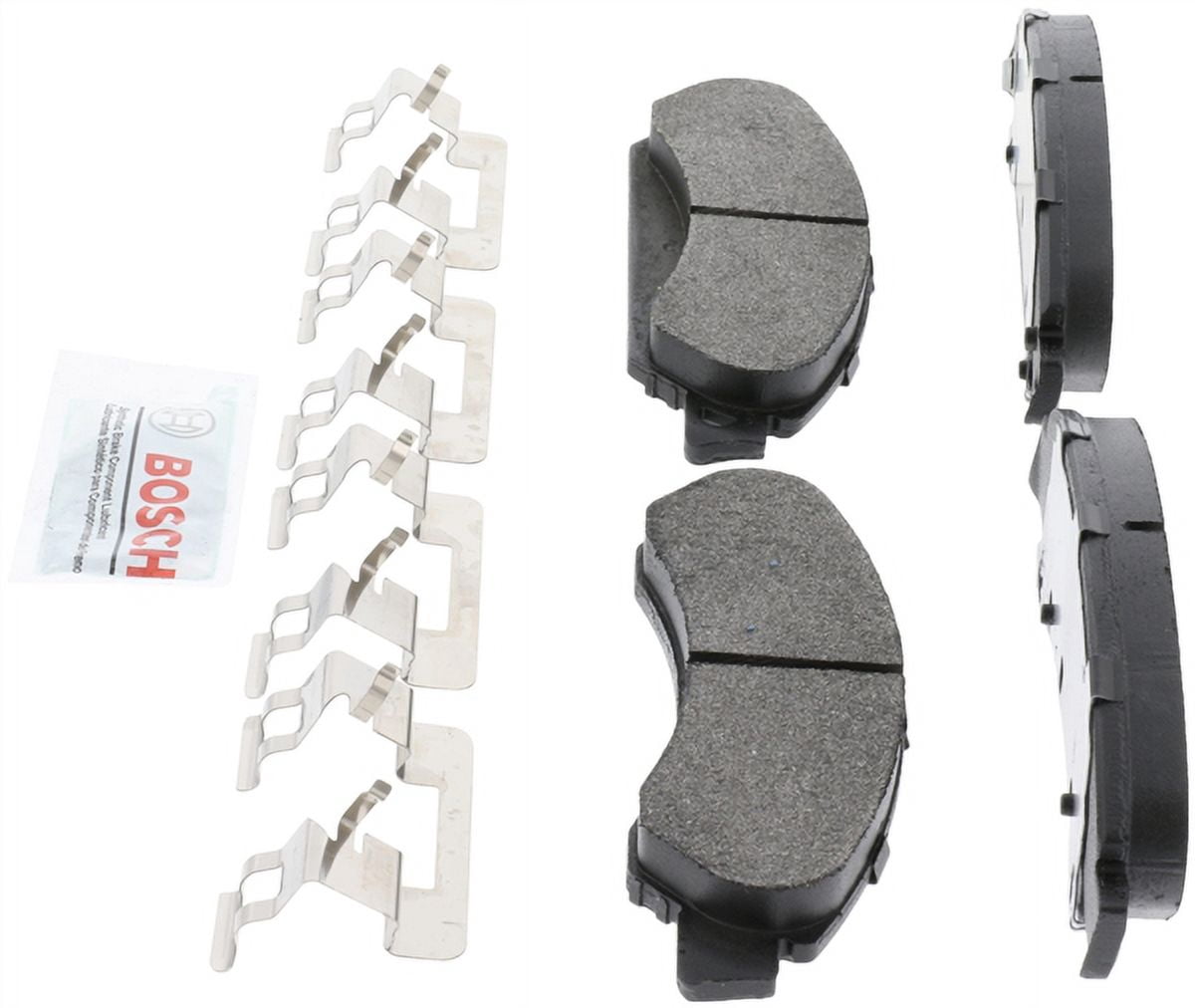 Bosch BE1092H Bosch Blue Semi-Metallic Brake Pads with Hardware
