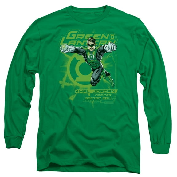 Green Lantern Sector 2814 Mens Long Sleeve Shirt