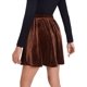 thumbnail image 2 of Falda corta con botones para mujer Marrón (Velvet Brown) XL Marrón (Velvet Brown) XL Xishao ropa, 2 of 2