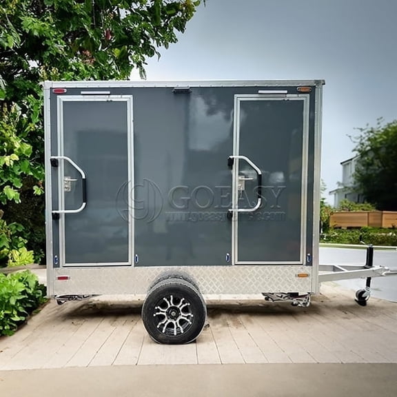 Goeasy Vehicle Portable Restroom Trailer | Mobile Bathroom Trailer for Adults | Camping Toilet Trailer