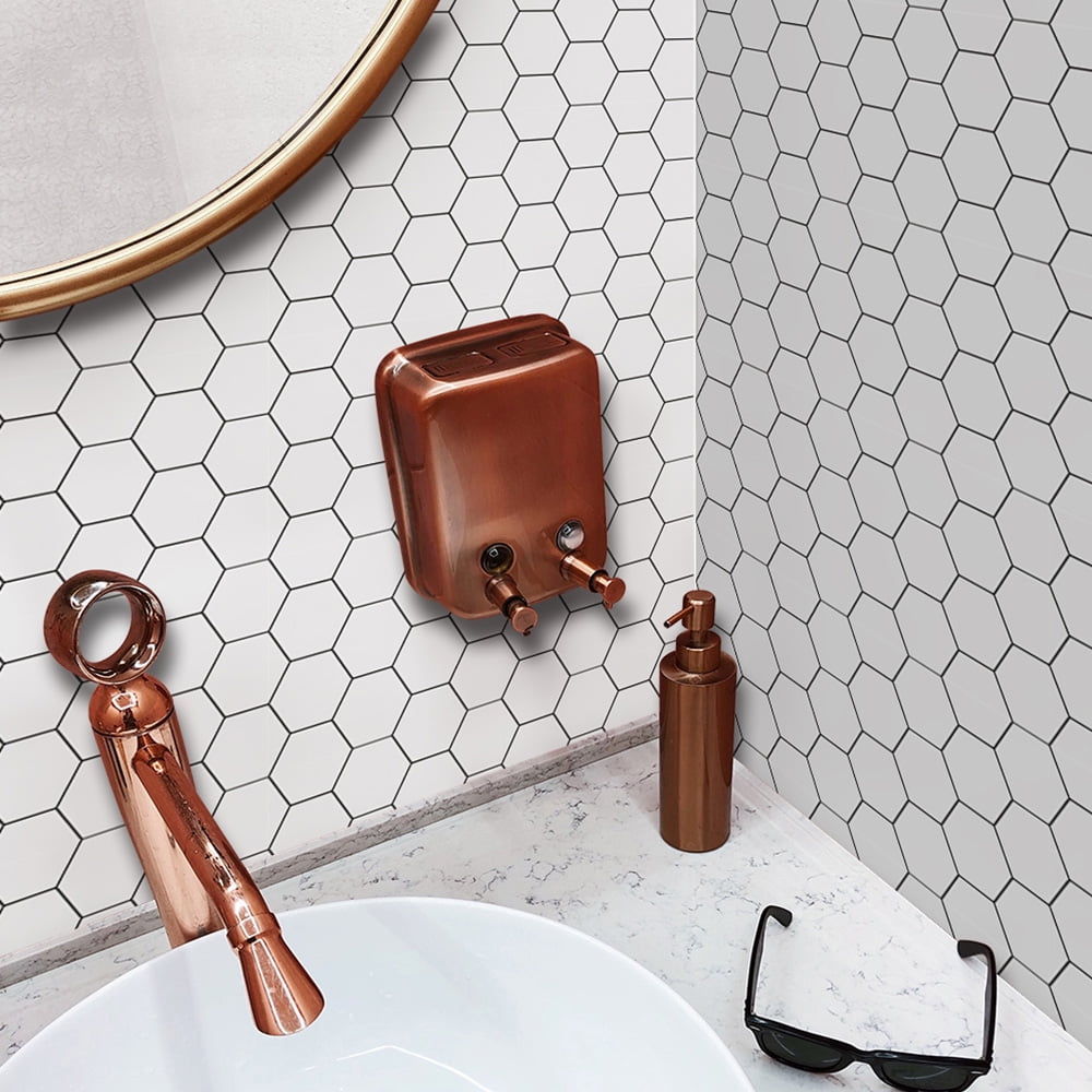 Avamo 10 Sheets Wall Tiles Peel And Stick Backplash Vinyl Oil Proof DIY