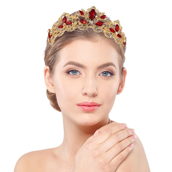 MERRYHAPY Bridesmaid Hair Accessories Crown Headband Alloy Hair Accessory Women 1Set