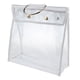 thumbnail image 2 of Bolsa de almacenamiento transparente para mujer, organizador de PVC transparente para cosméticos, bolso a prueba de polvo Tamaño claro A Hugo Bolso de polvo transparente, 2 of 10