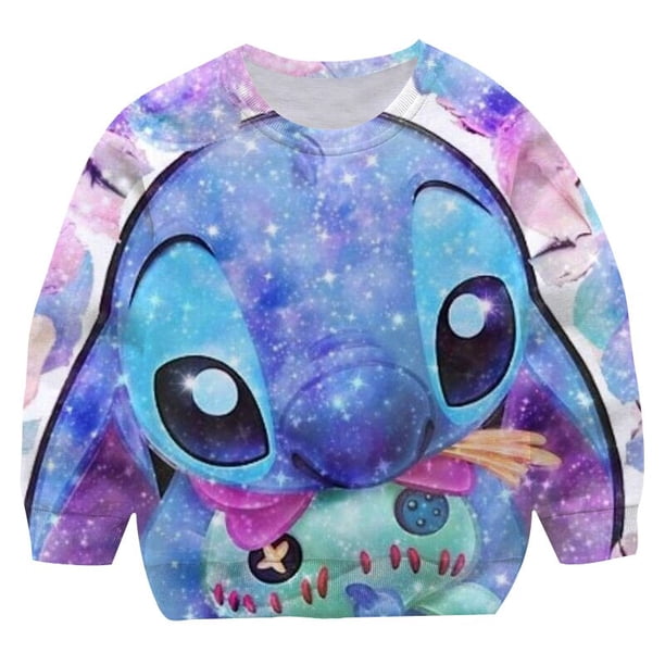 Sudaderas de manga larga con cuello redondo para niños y niñas de 1 a 14 años, ropa de Hip Hop para niños, sudaderas con capucha estampadas, jerséis de otoño e invierno 8T Gao Jinjia LED