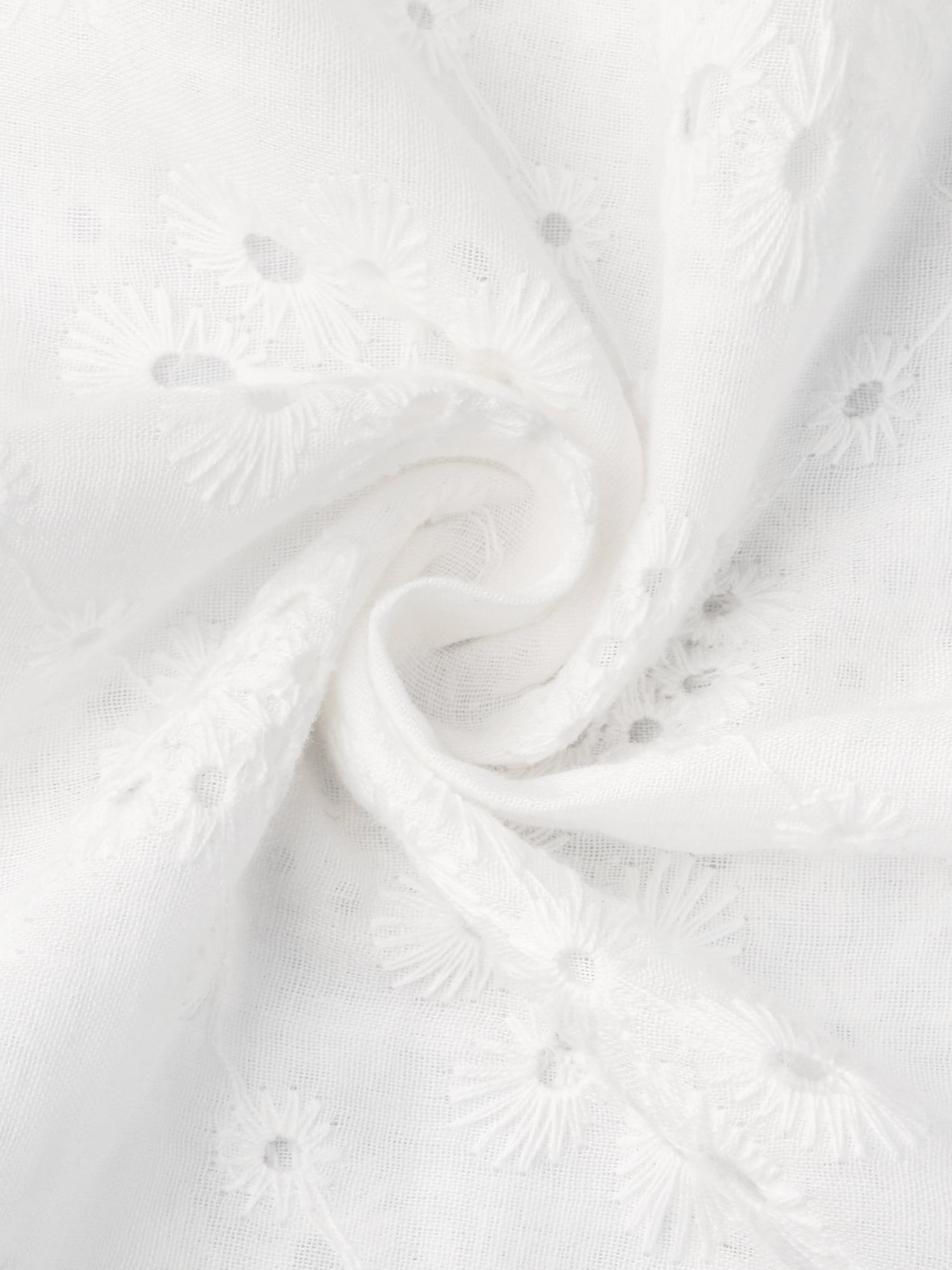 DARING DIVA Eyelet Sleeveless A Line Midi Tank Dress S White