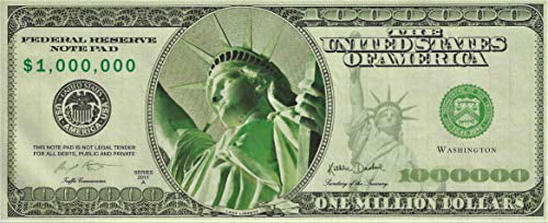 Custom Toys & Hobbies 20X $1000 Bills Prop Money/Fake/Play NOT Legal Tender Size 2.3x5.5 in ONE Side ONLY 