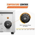 thumbnail image 4 of KFFKFF Electric Pizza Oven for Countertop, 12-inch, 1500W, Temperature Range 122-662℉, Constructed from Stainless Steel, Includes Simple-to-Clean Crumb Tray, for Commercial and Domestic Settings, 4 of 9